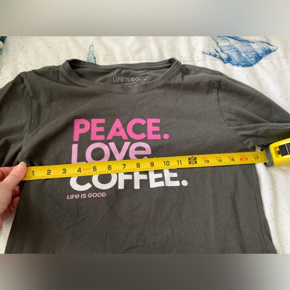 Life Is Good Women's Gray Crusher Tee size Small - Picture 4 of 5